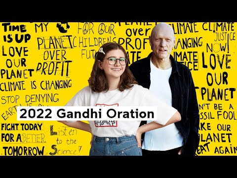 Citizens for climate action | Peter Garrett &amp; Jean Hinchliffe | 2022 Gandhi Oration