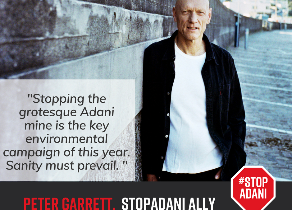 Peter Garrett announced as official ambassador for Stop Adani